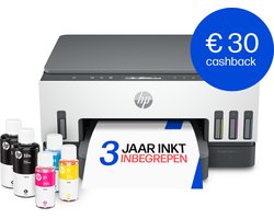 HP Smart Tank 7005 – All-in-One Kleurenprinter – Inkjet Tankprinter – Wifi & AirPrint – Tot 3 Jaar Printen – Printen, Scannen, Kopiëren – Dubbelzijdig – Zonder Cartridges