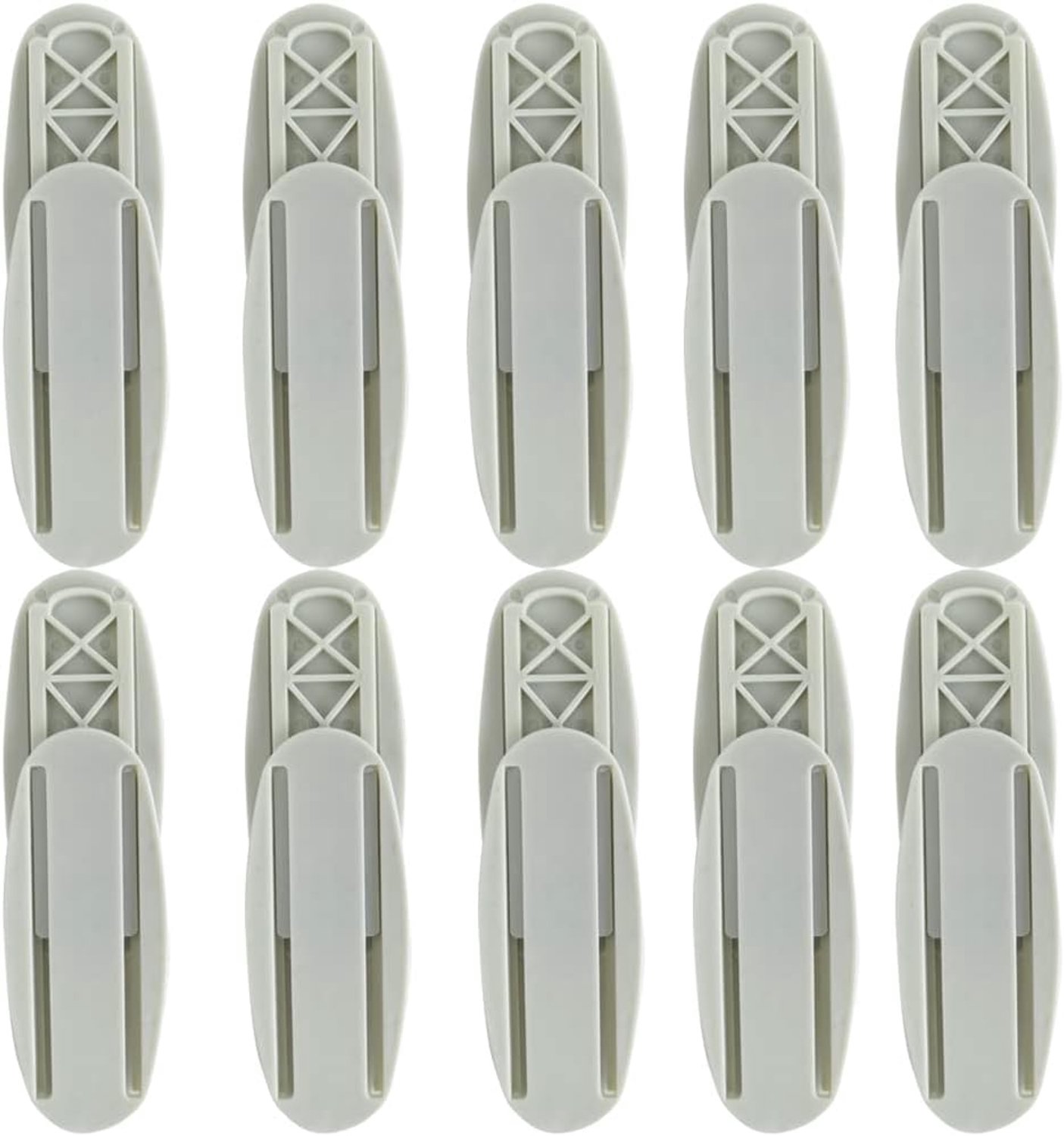 Self Adhesive Plug Box, 10pcs Self Adhesive Power Board Holders Plug Fixator for Plug Box, Wifi Router, Remote Control - ShopVlot