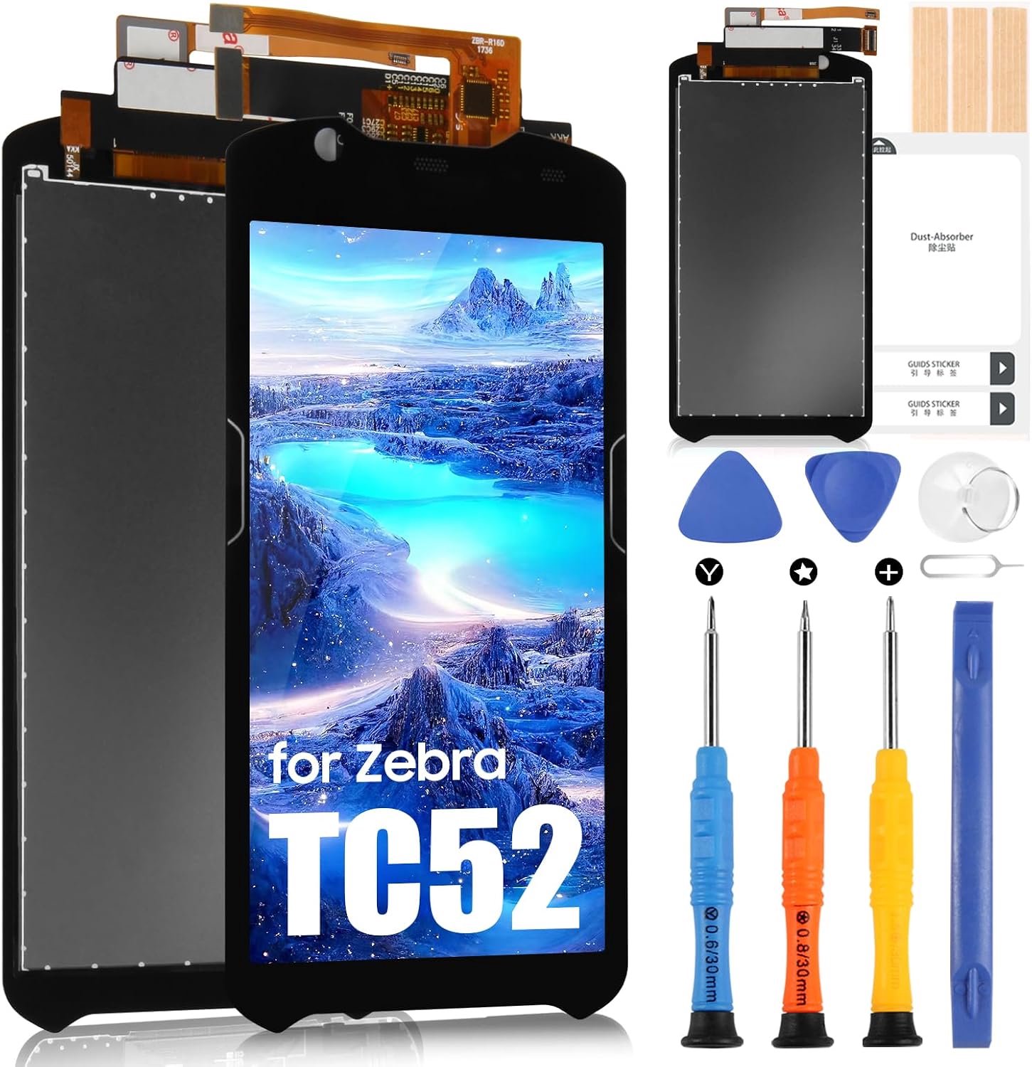 LCD Display for Zebra TC52 LCD Screen for Zebra TC52 / TC57 Replacement Screen for Zebra TC52 TC57 LCD Screen Touch - ShopVlot
