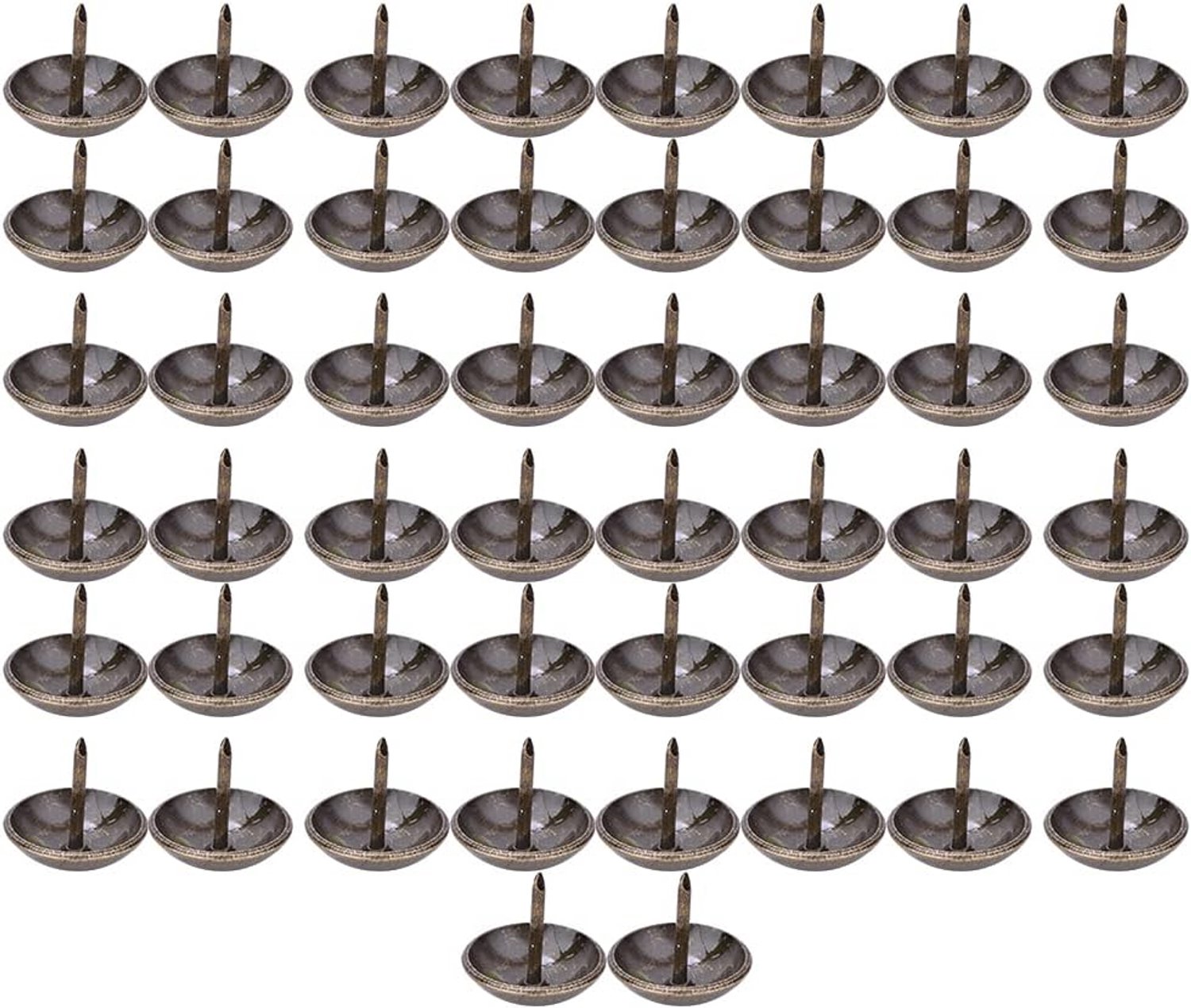 50 stuks verdikte bekleding kopspijkers meubelspijkers pinnen, spijkerkop decoratieve bekleding voor meubels, ronde kop - Luxento