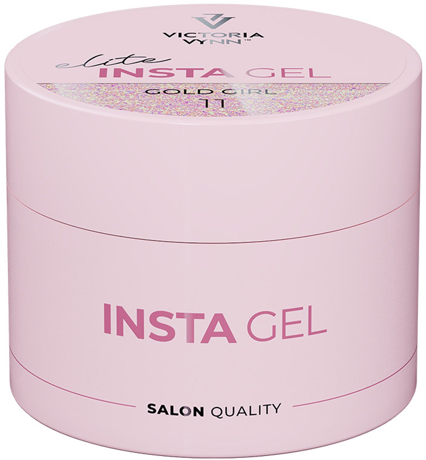 Victoria Vynn Insta Gel 11 Gold Girl - Builder Gel - 40 ml - Lichtroze met Goud Effect