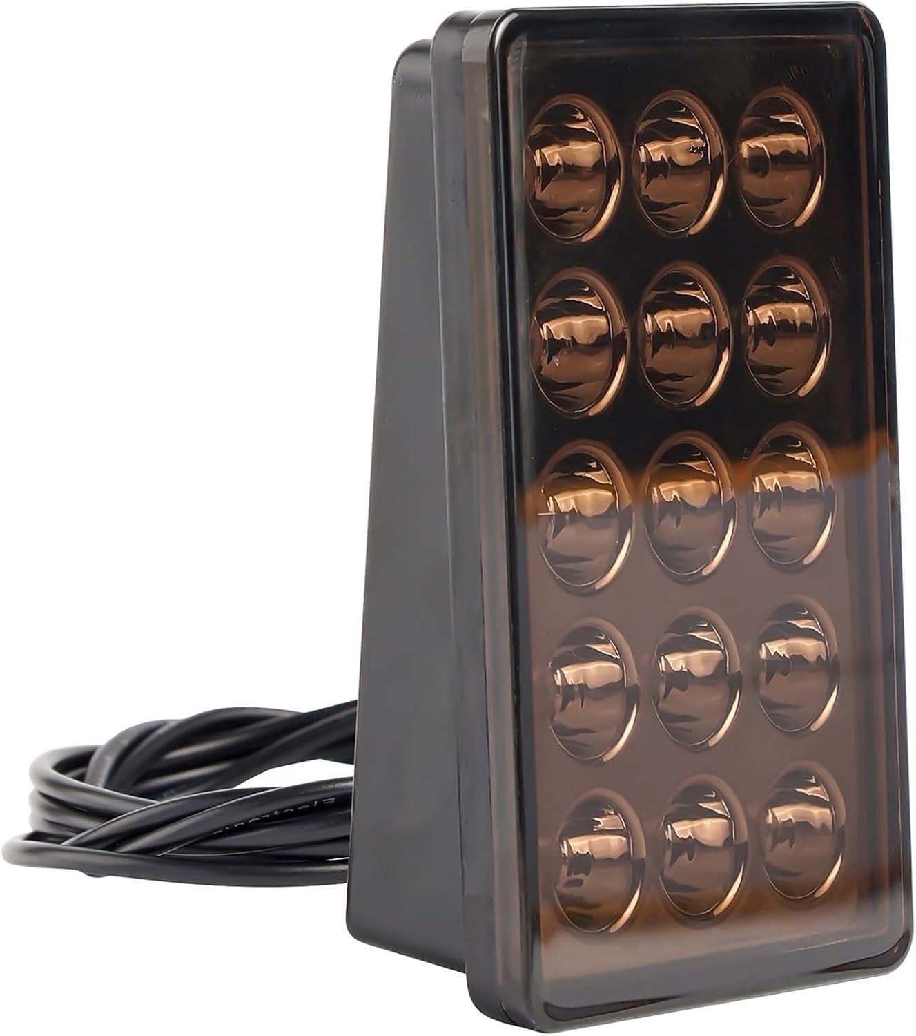 Universele LED Remlicht Emulatie, Derde Remlicht Kit met 15 LED's voor Auto, SUV en Motorfiets, Zwart Glas