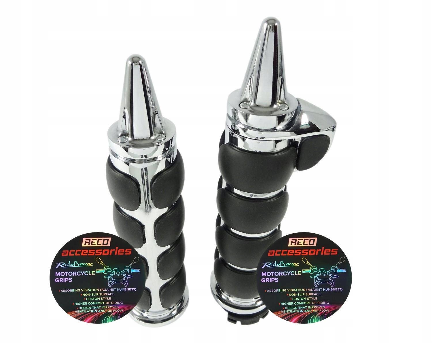 Merkloze Motorfiets Handvatten 22mm met Cruise Control & Trillingsdemping