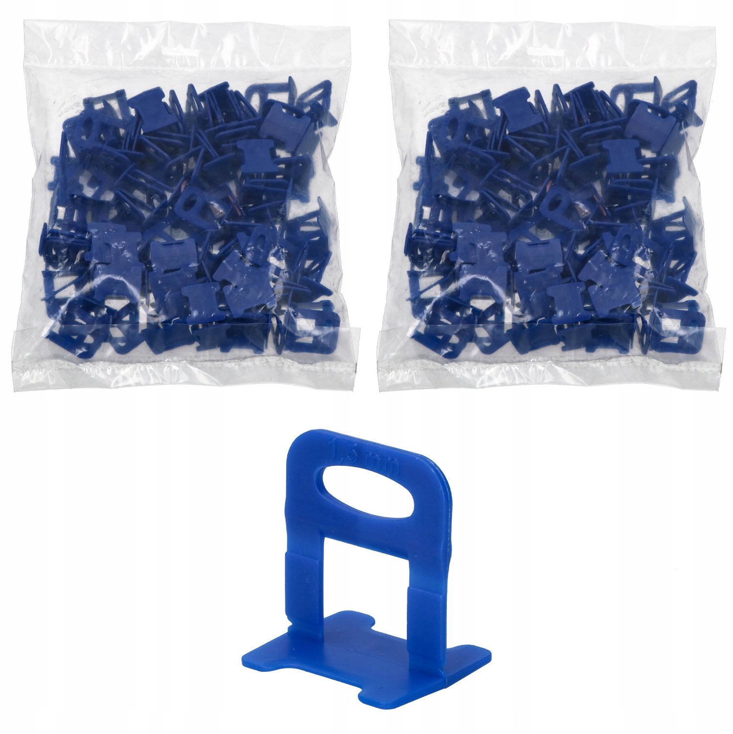 200x Tegel Levelling Clips 1.5mm - Perfecte Tegelplaatsing