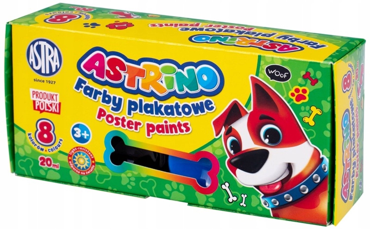 Plakkaatverf Set voor Kinderen - 8 Levendige Kleuren (20ml per stuk)