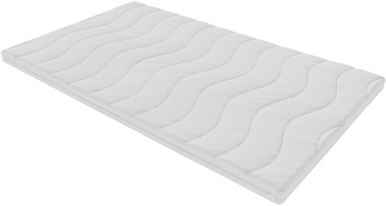 Toros Bedden Topmatras Bamboo- 120x200 - Topper Matras HR Koudschuim - Hybrid - Topdekmatras - 9cm - Orthopedisch - 4 Seizoens Topper Hotel XL - Anti Bacterieel Wit
