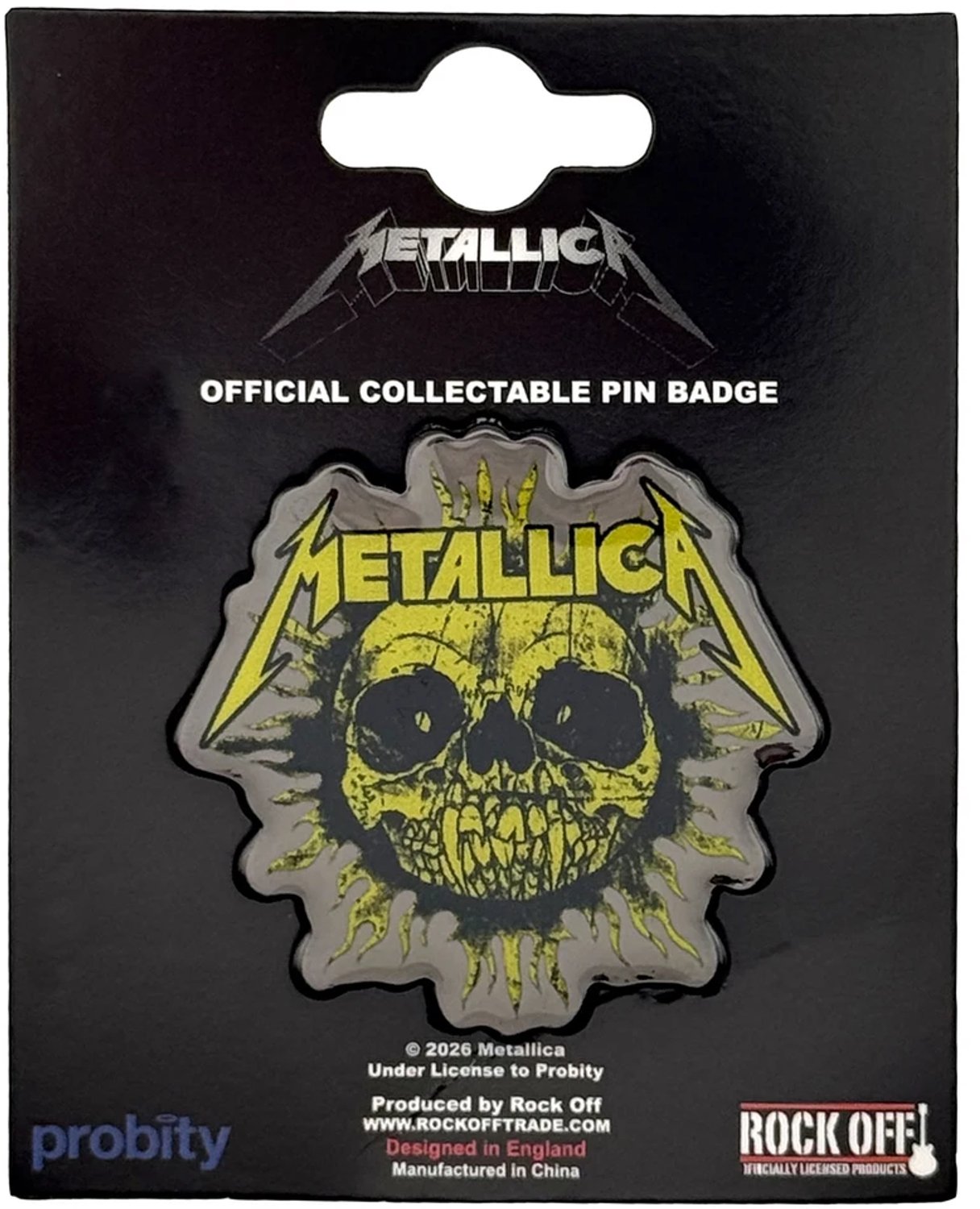 Metallica - Sun Mono - Pin