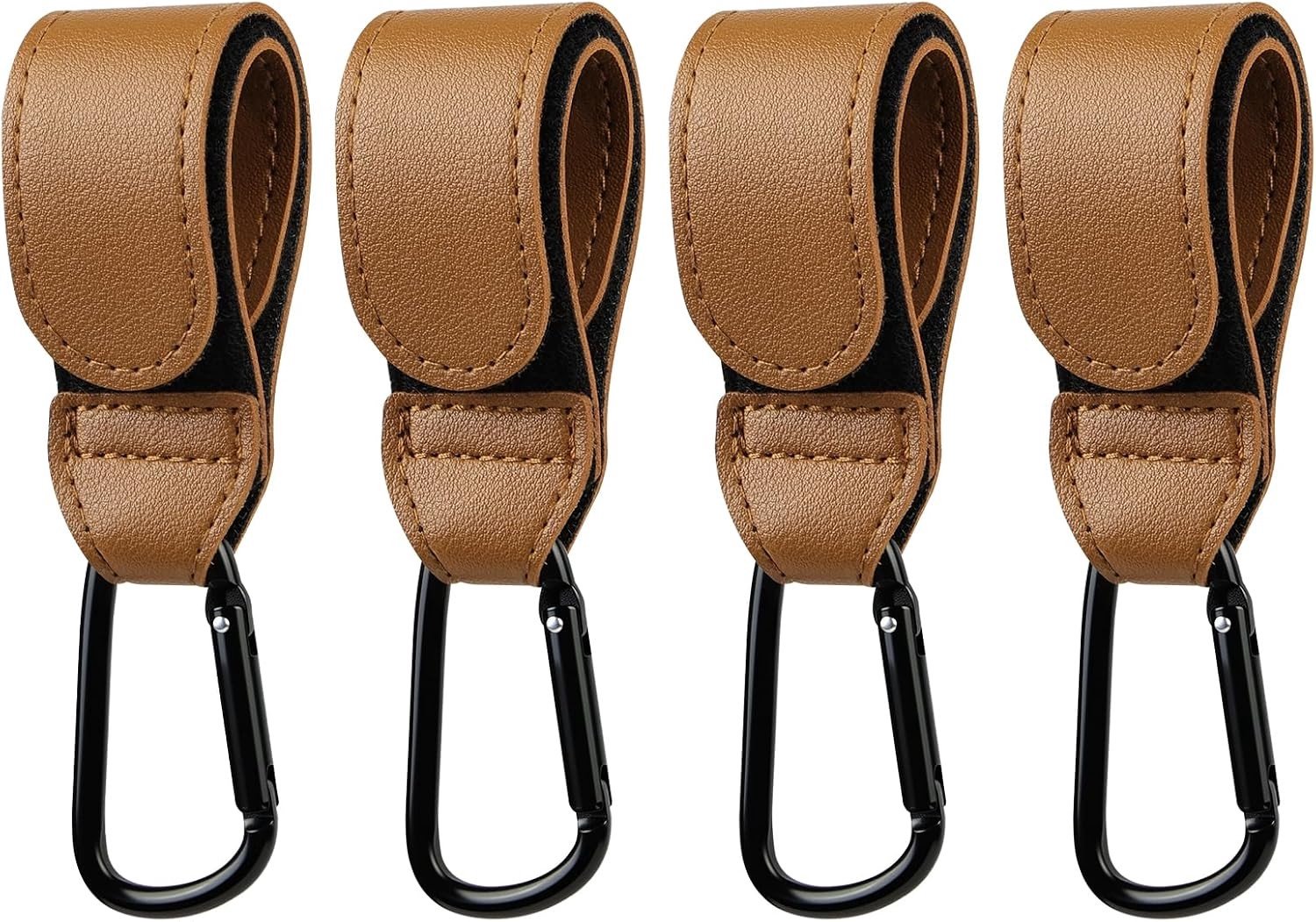 Grote Buggy Clips - 4 Stuks Sterke Pram Haak voor het Ophangen van Tassen, Luiertassen en Winkeltassen