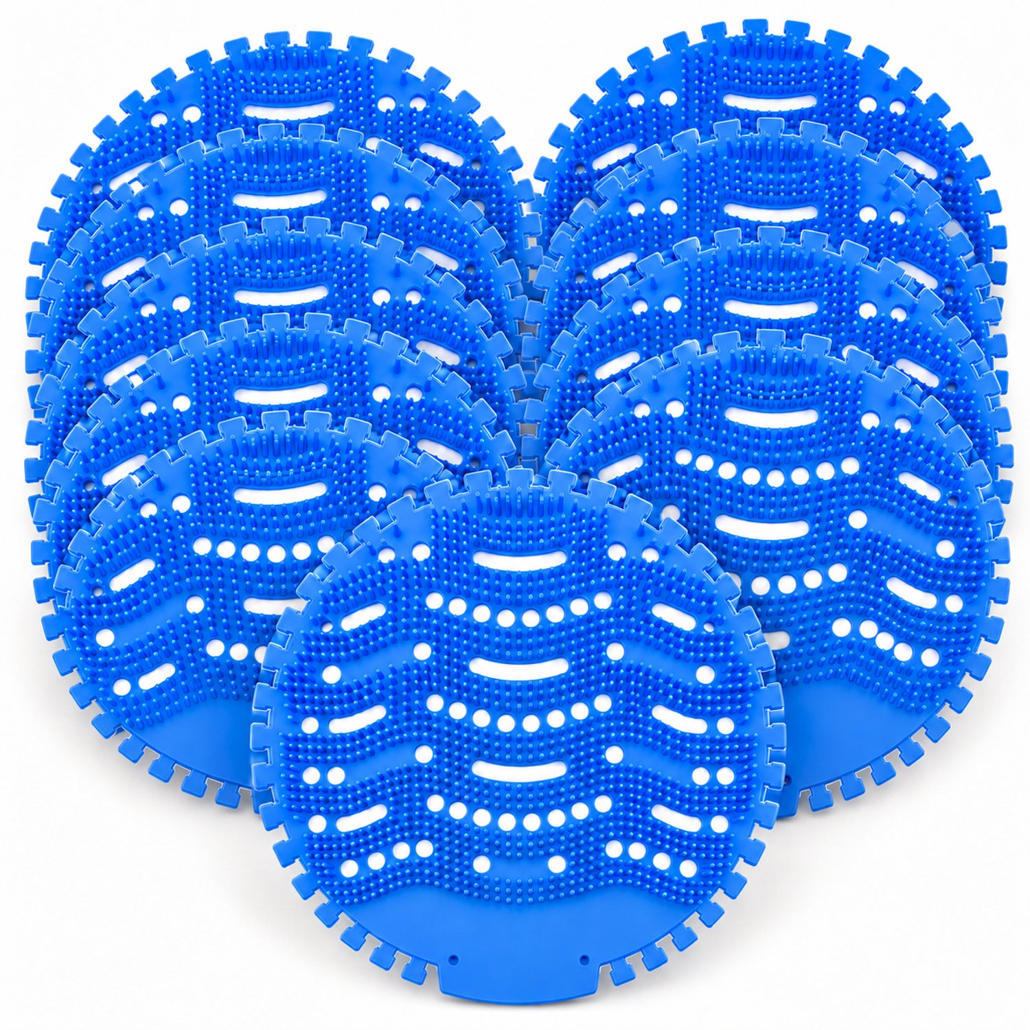 Urinoirmatjes – 10 stuks – Ocean Fresh – Blauw – Spatverminderend