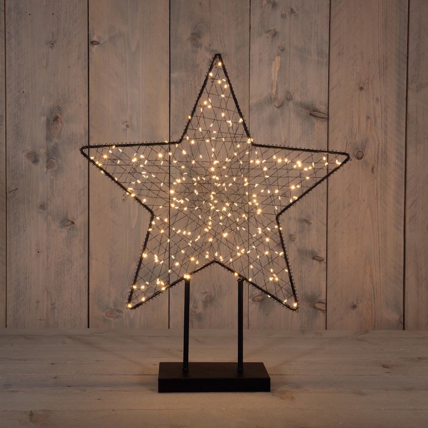 Ster op voet metaal classic warm 260 LED 50x61,5 cm Anna's Collection