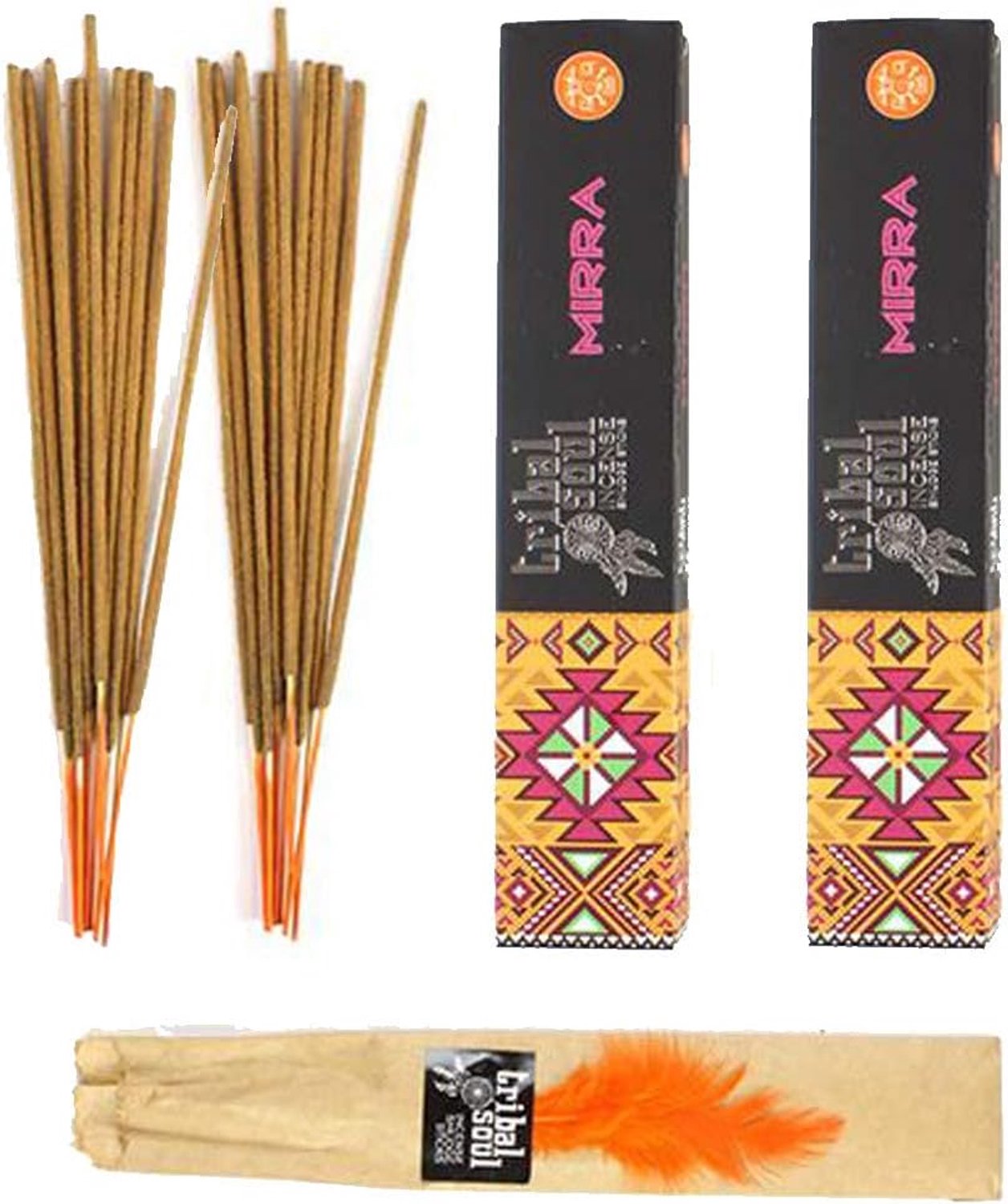 Incense Myrre - 15 gram - 24 geurige stokjes - perfect voor meditatie - Homevero