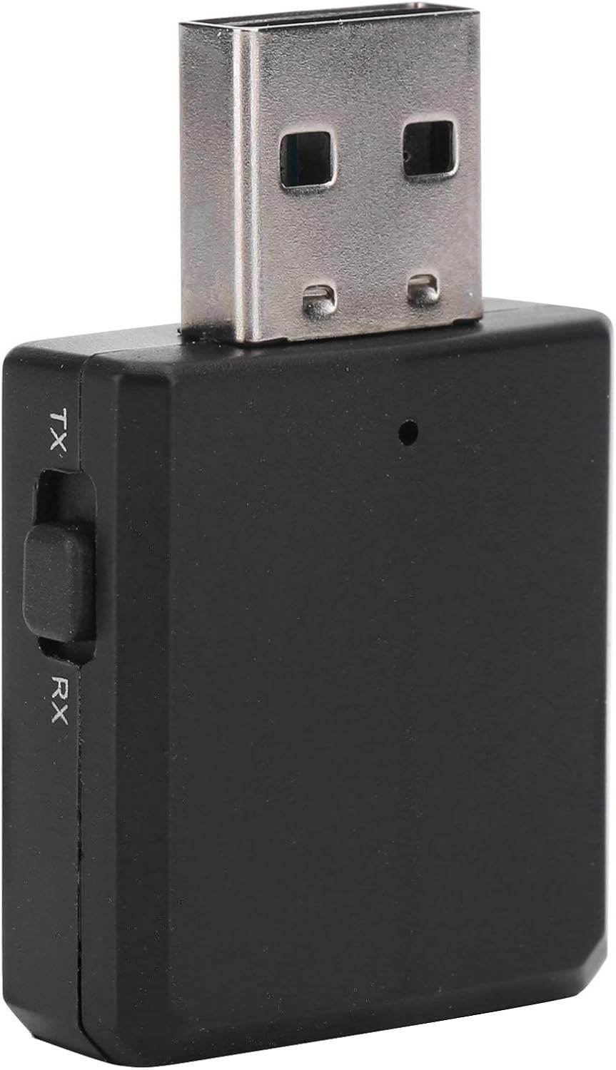 SnelShoppen - Bluetooth Audio Receiver Transmitter 3 in 1 - Bluetooth 5.0 USB Geluidskaart - Compacte AUX RCA 3.5MM Adapter - Draagbaar voor Laptop en