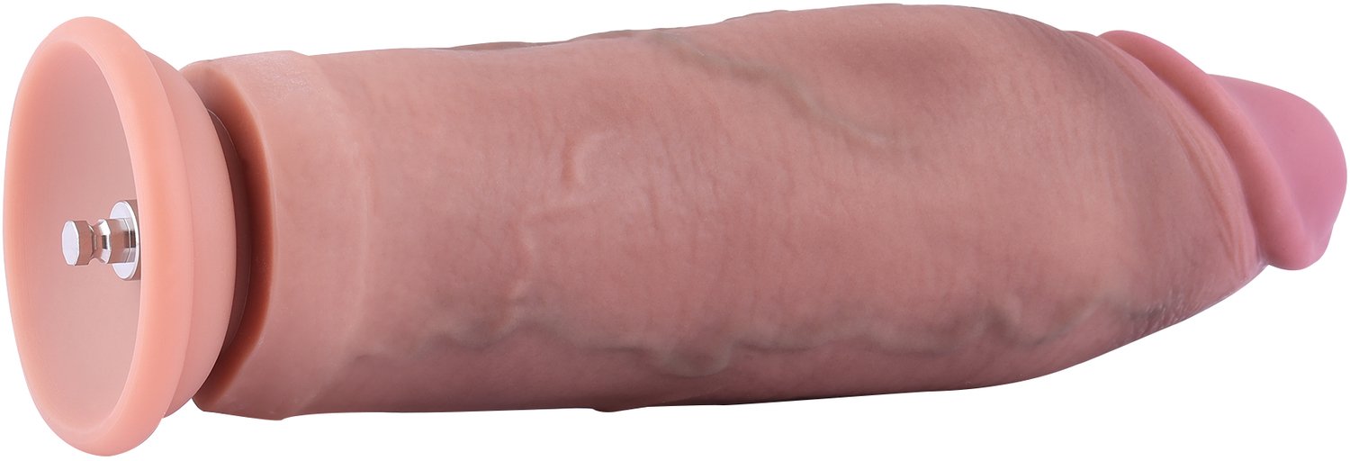 Hismith XXL Dikke Dildo 28 cm – Realistische Dildo Ø 7 cm met KlicLok – Beige