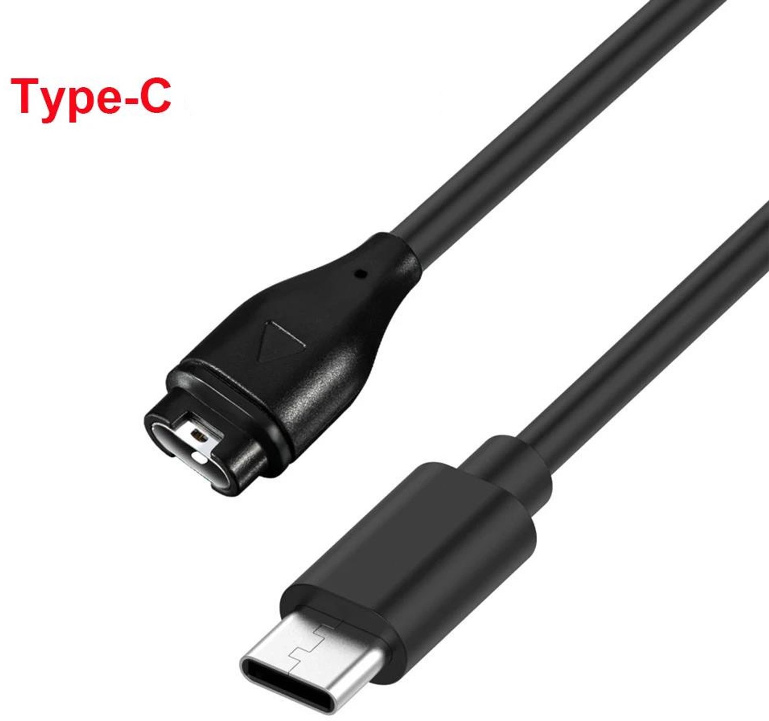 Qatrixx USB-C Oplaadkabel geschikt voor Garmin – Laadkabel voor Fenix, Forerunner, Venu, Vivoactive, Instinct – Zwart