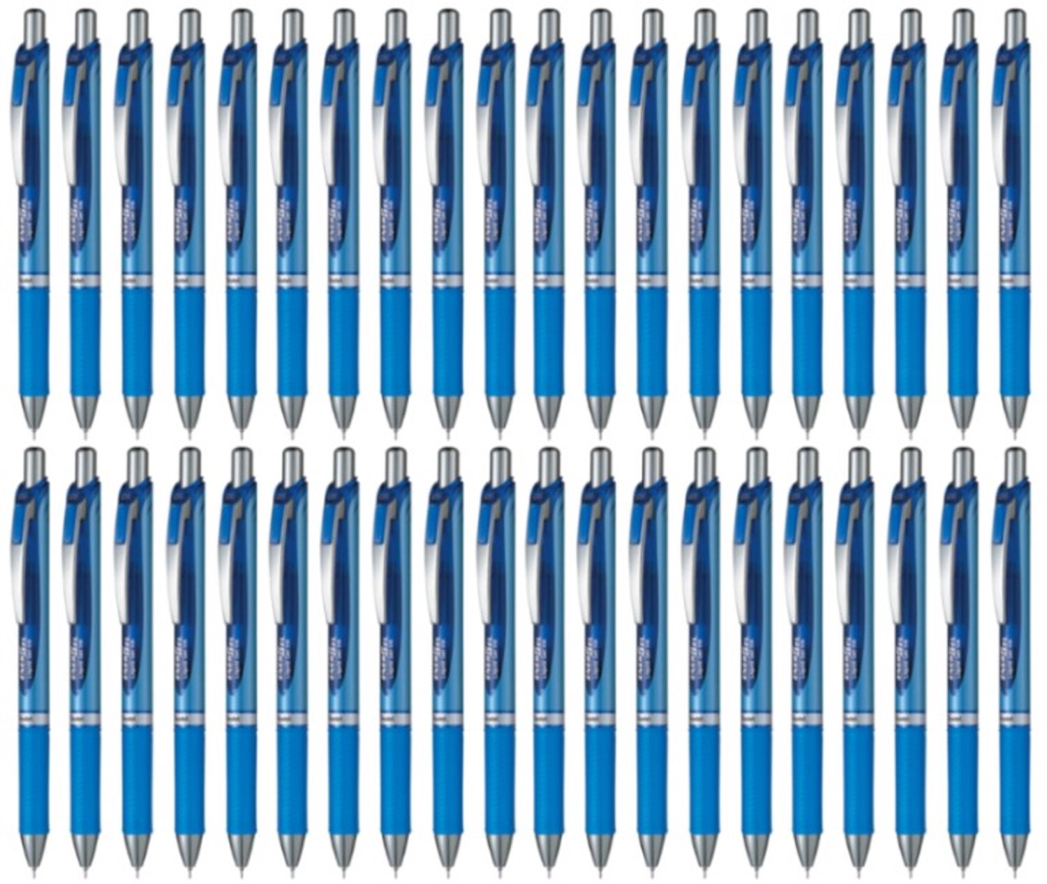 Pentel EnerGel BLN75 Gel Pen Blauw 0.5mm - 40 Stuks