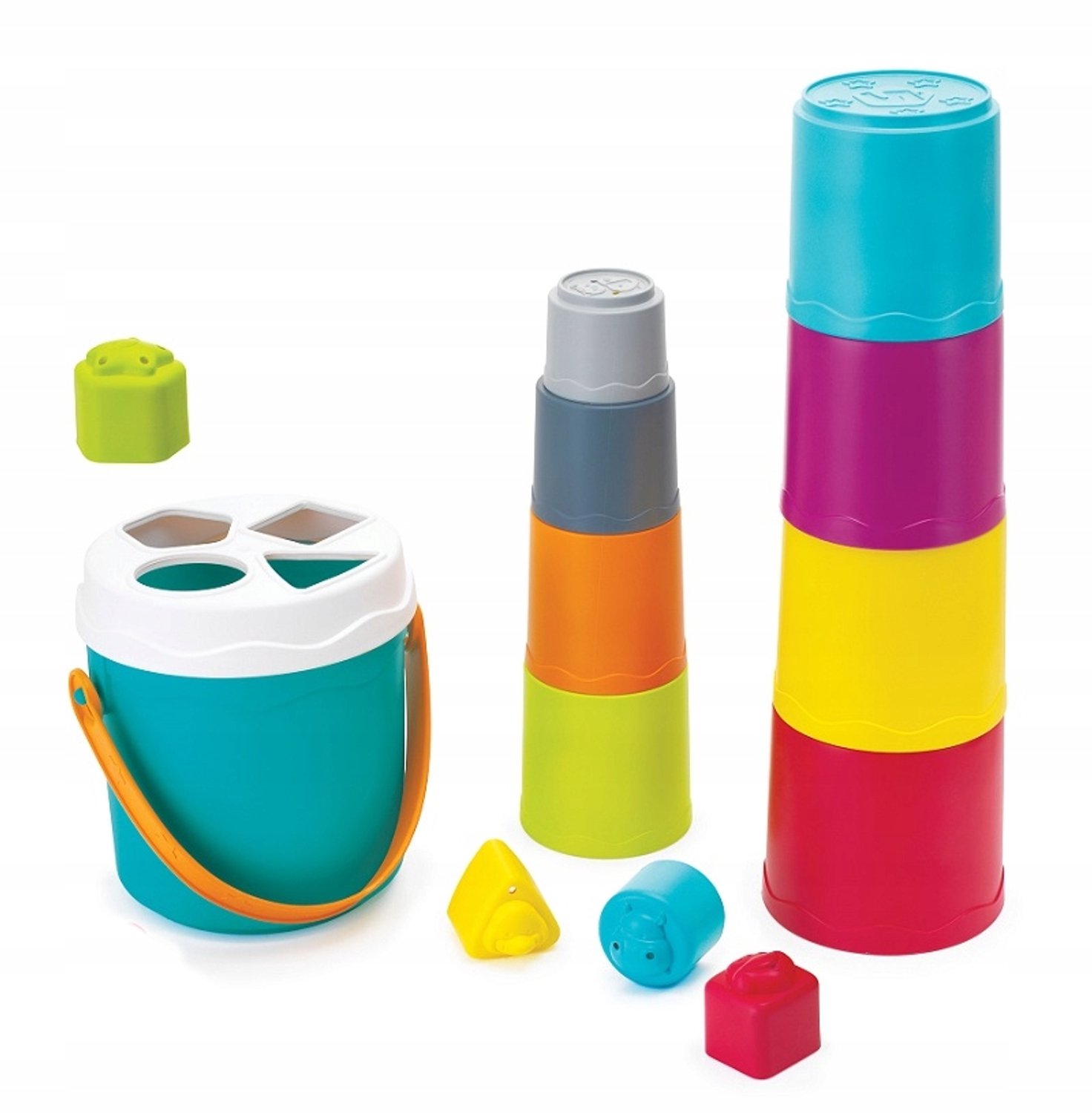 Infantino Stapelbekers met Vormensorteerder - 70 cm