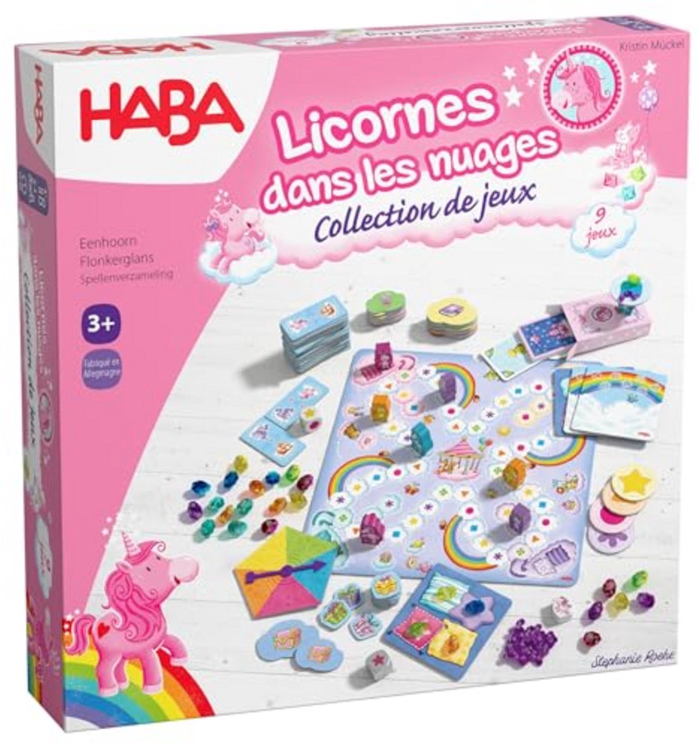 Haba eenhoorn bordspel - educatief kinderspel vanaf 3 jaar.