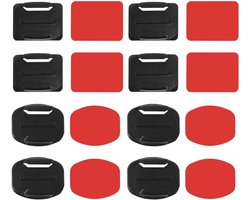Helmbevestiging - platte en gebogen pads - VHB-lijm - geschikt voor extreme sporten - Vemera