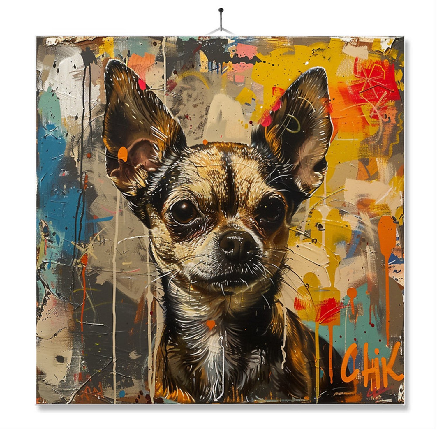 MC Living Tegel Met Opdruk | Geschenk | Art | Kunst | Bull Terrier Ontwerp 9