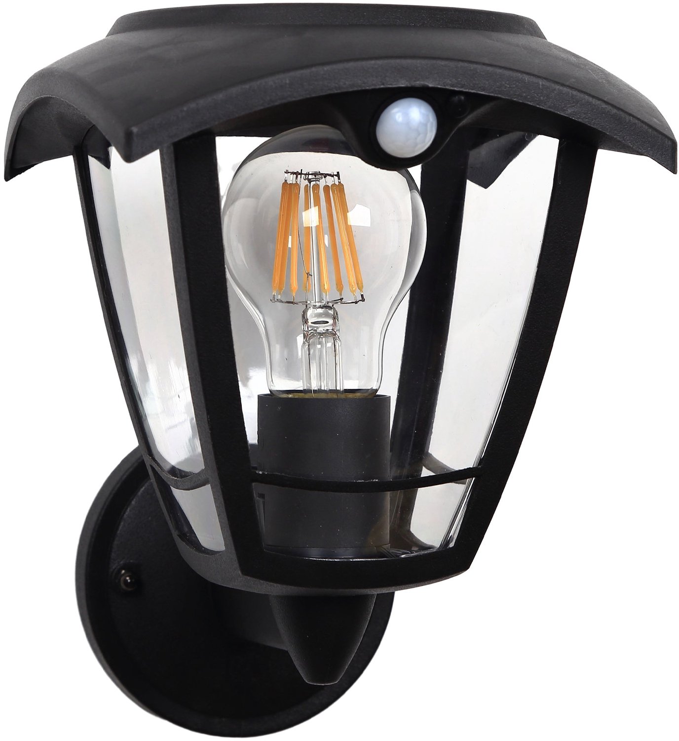Lumisky Solar wandlamp met sensor H22CM LUMAX Noir