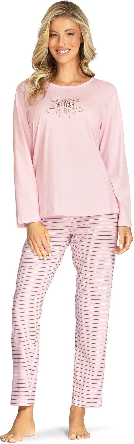 Comtessa Dames Pyjama 'Enjoy the Little Things' Roze