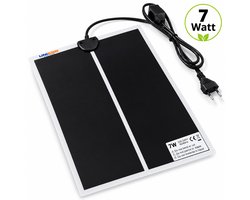 UniEgg® Warmtemat - 15 x 28 cm - 7 watt - met regelaar - voor kuikens en kippen - reptielen - amfibieën - pluimvee