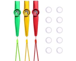 Kazoo Muziek Instrument Set met 10 Membranen