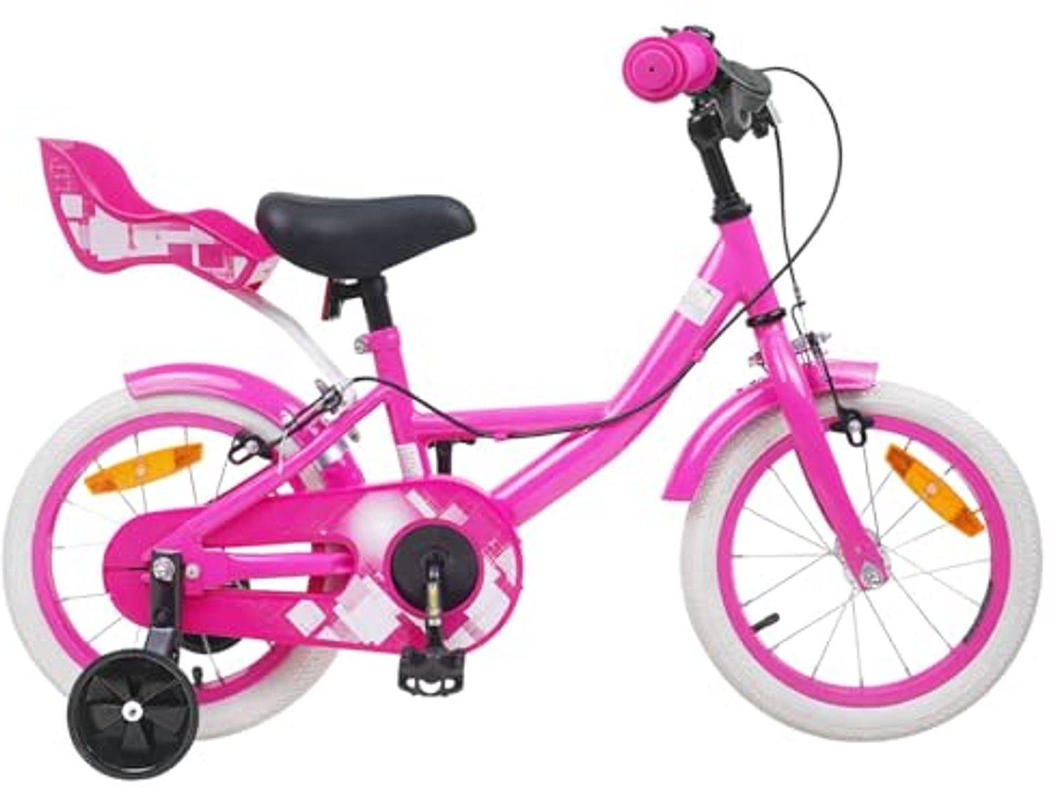 Kinderfiets 14 Inch voor 3-5 Jaar Oud in Roze