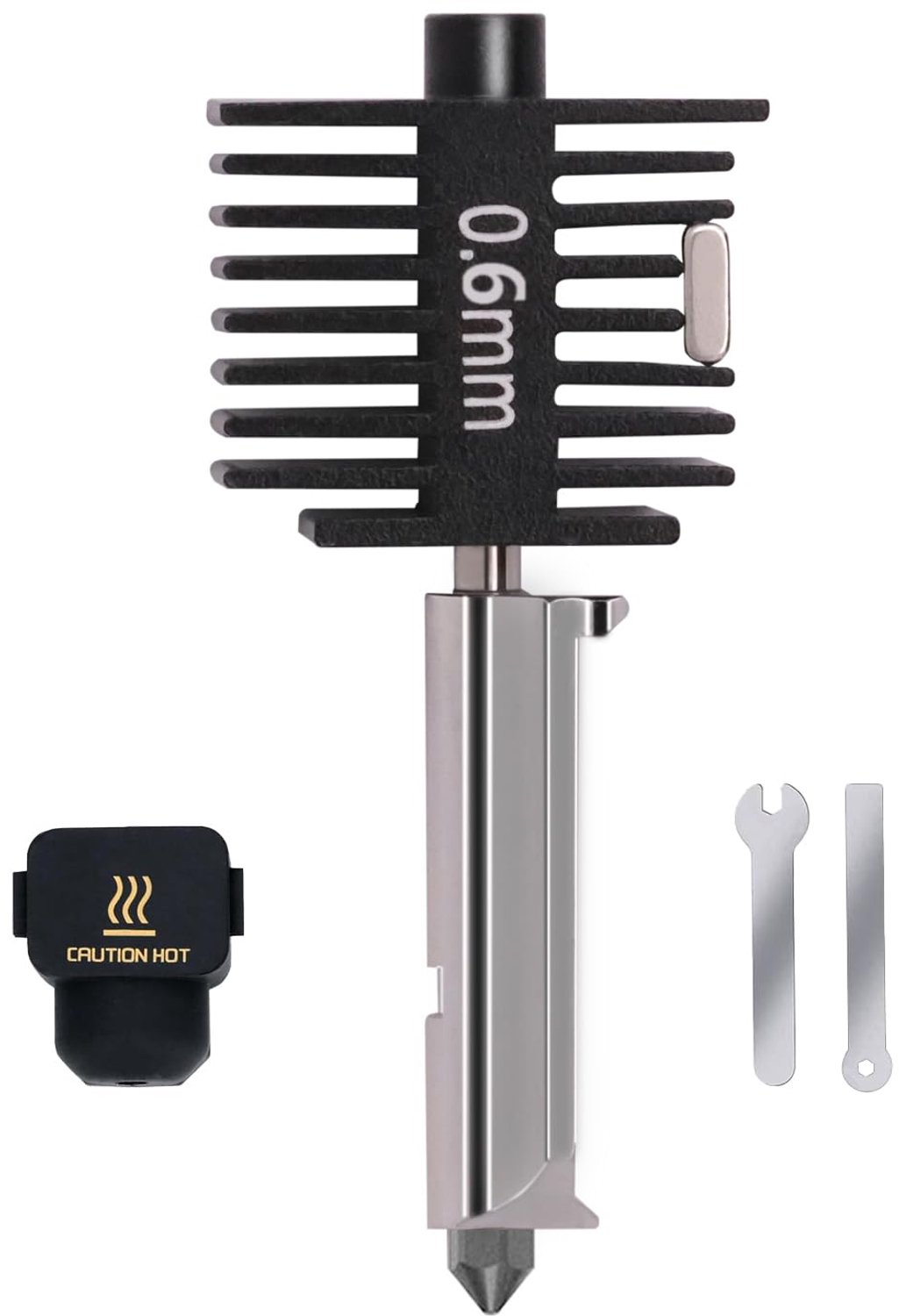 Upgrade Hotend Kit voor 3D-printer met 0,6 mm Stalen Mondstuk