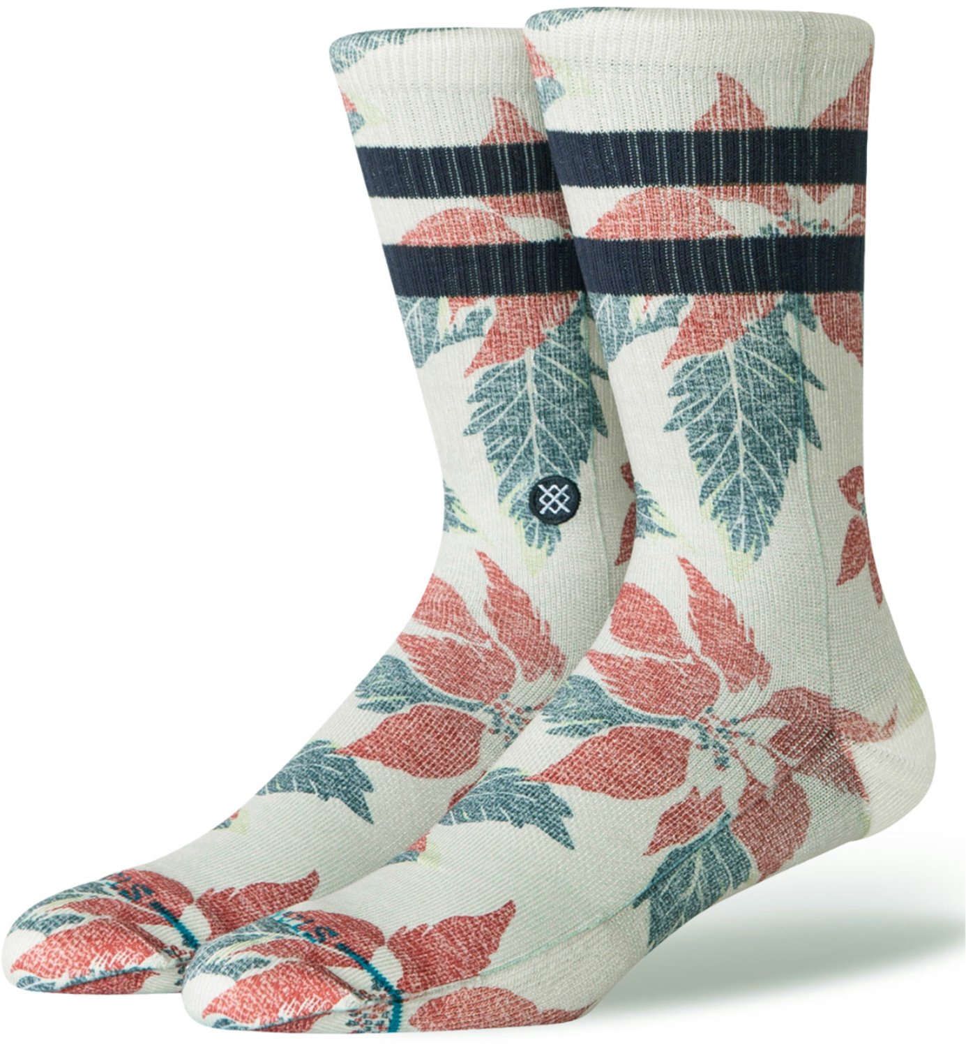Stance unisex casual sokken poinsettia paradise crew multi