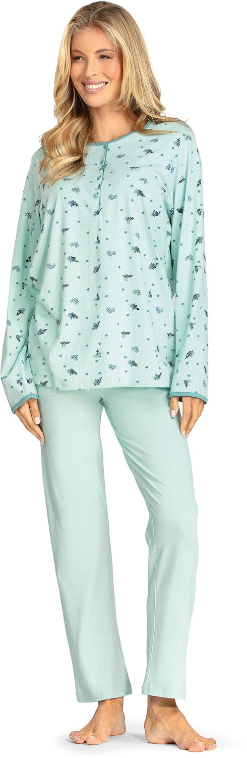 Comtessa Dames Pyjama 'Happy Day' Mint Blauw