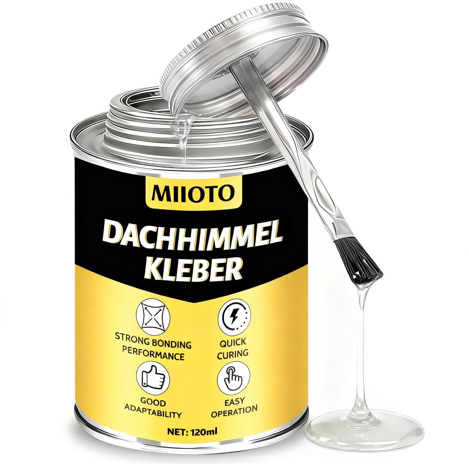 Extra Sterke Neopreen Lijm voor Autodaken 120ml
