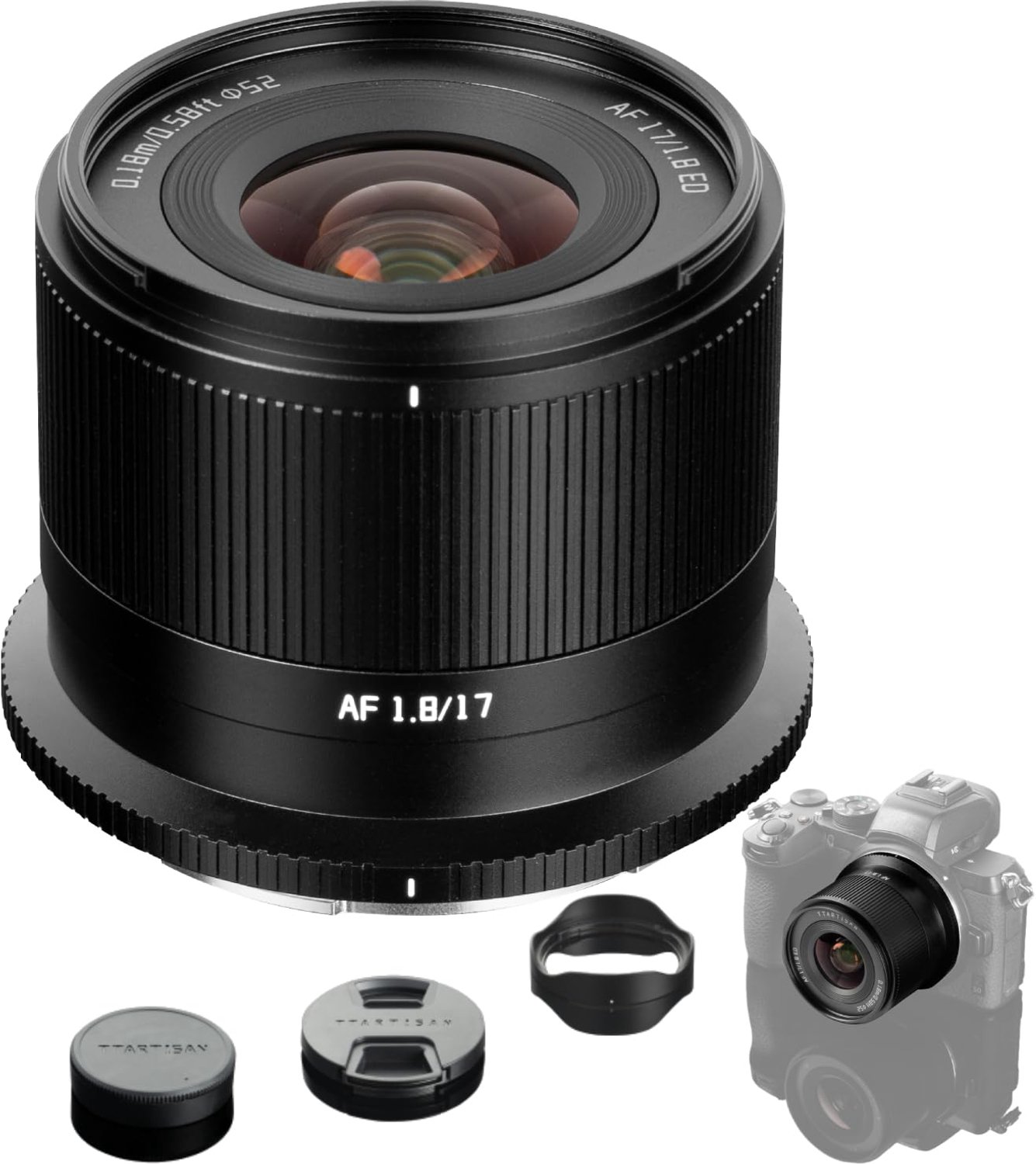 17mm F1.8 Lens voor DX-formaat Camera's met Hoge Beeldkwaliteit