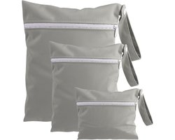 Nattezakken Waterdicht - Herbruikbare Nattezakken - Grote/Middelgrote/Kleine Nattezakken - Met Ritssluiting - Hygiënisch - Sneldrogend - Wetbag