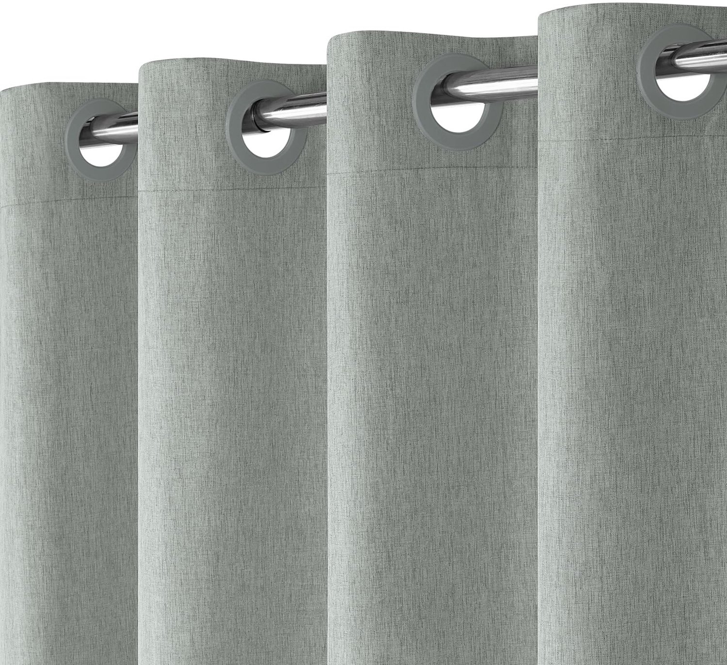 Waterdicht Douchegordijn met Linnenlook en Haken