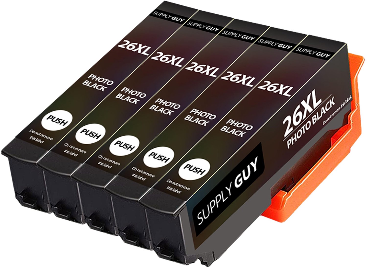 5 Compatibele Cartridges voor Epson 26XL Fotozwart