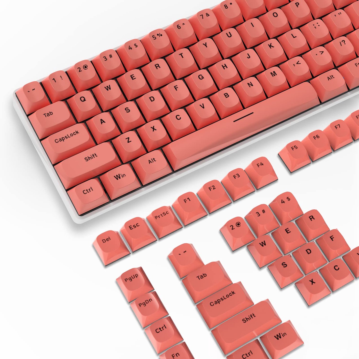 PBT Double Shot Toetsenbord Caps Set met 117 Toetsen