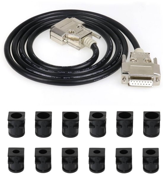 2 stuks 9 Pin DB9 RS232 Vrouwelijke Connector Metalen Behuizing Adapter