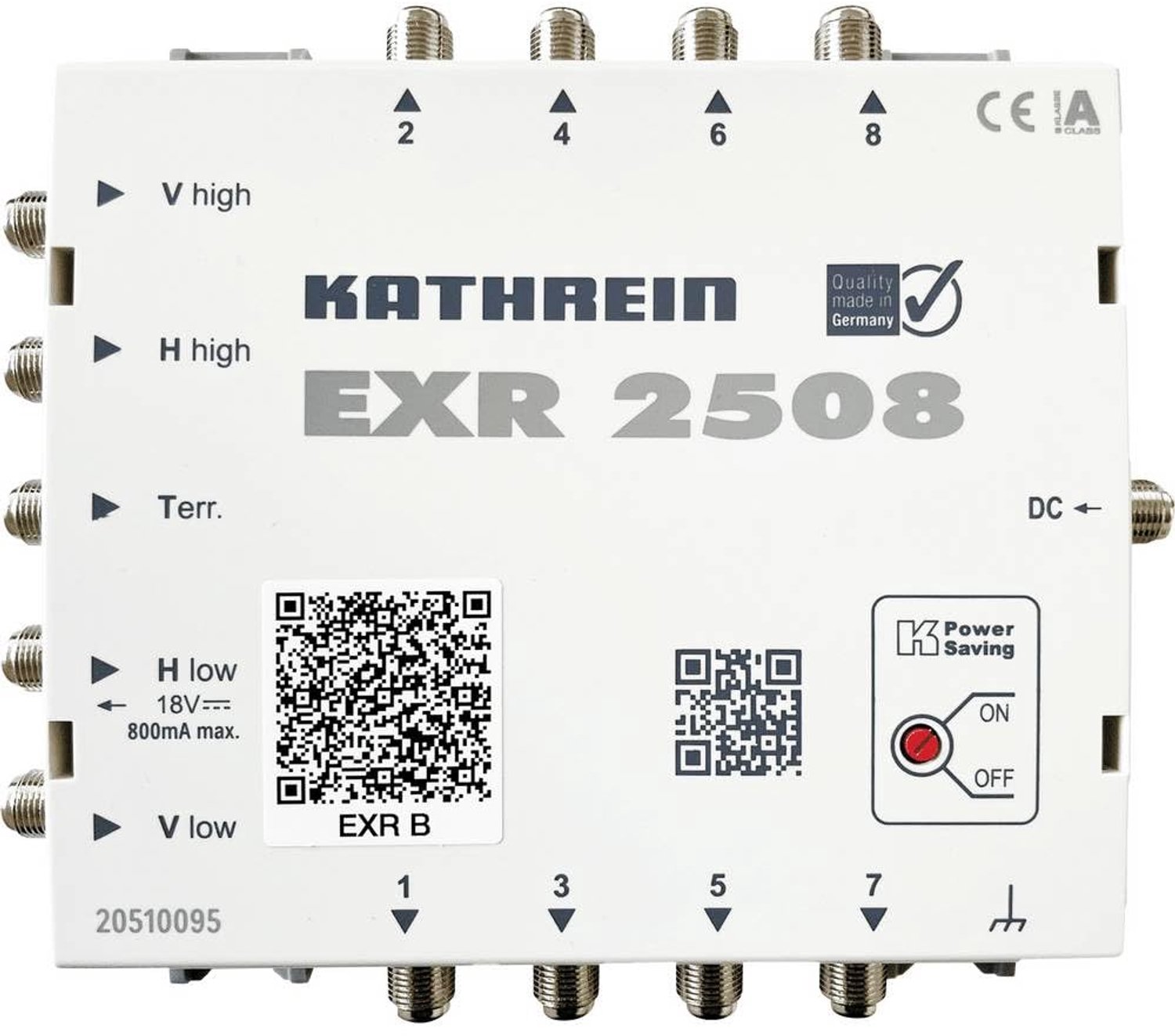 Multiswitch voor Satellietdistributie met 8 Aansluitingen