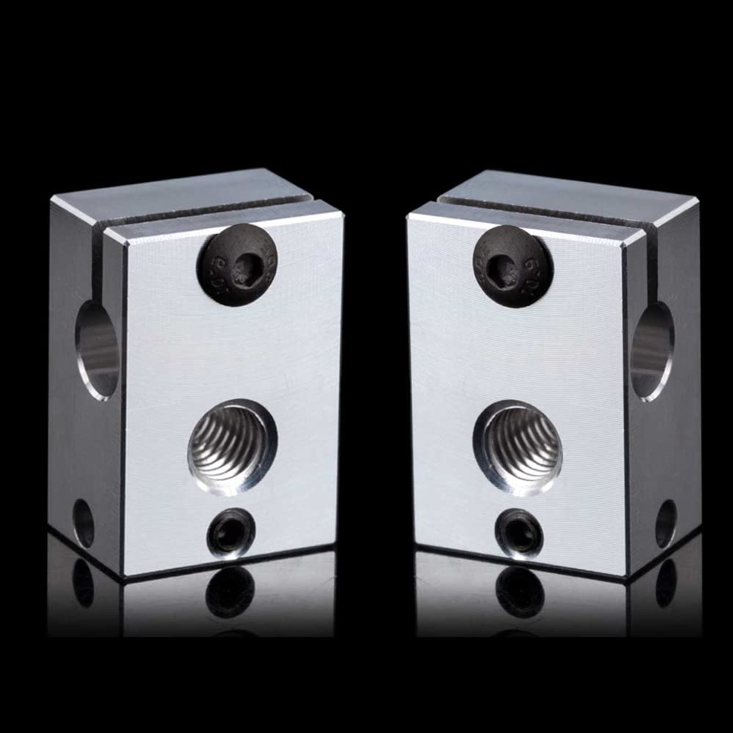 2 Stuks V6 Verwarmingsblok met Silicone Sok voor 3D Printers