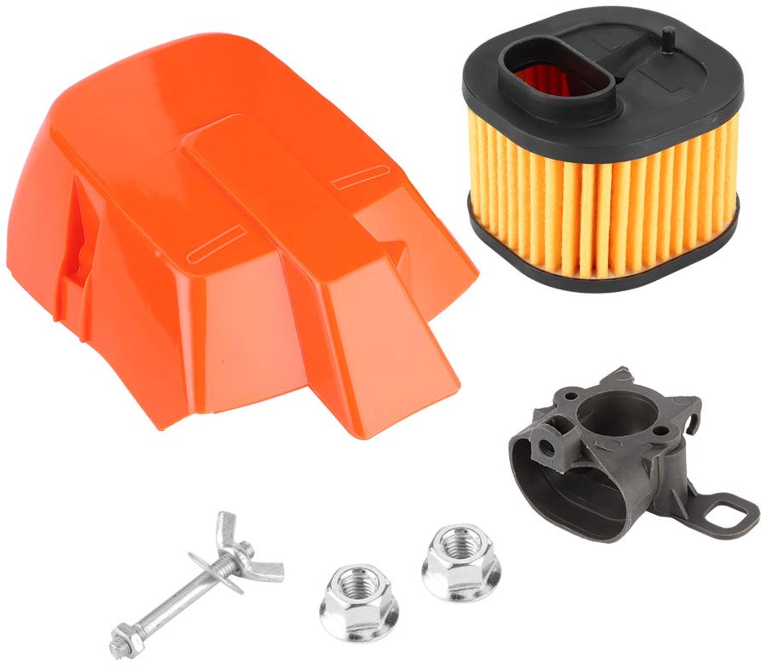Luchtfilter Cover Kit - Vervangingsonderdelen - Geschikt voor 362/371/372 XP/XPW - Hoogwaardig ABS-materiaal - Duurzaam en slijtvast - Eenvoudige installatie - Filterkap