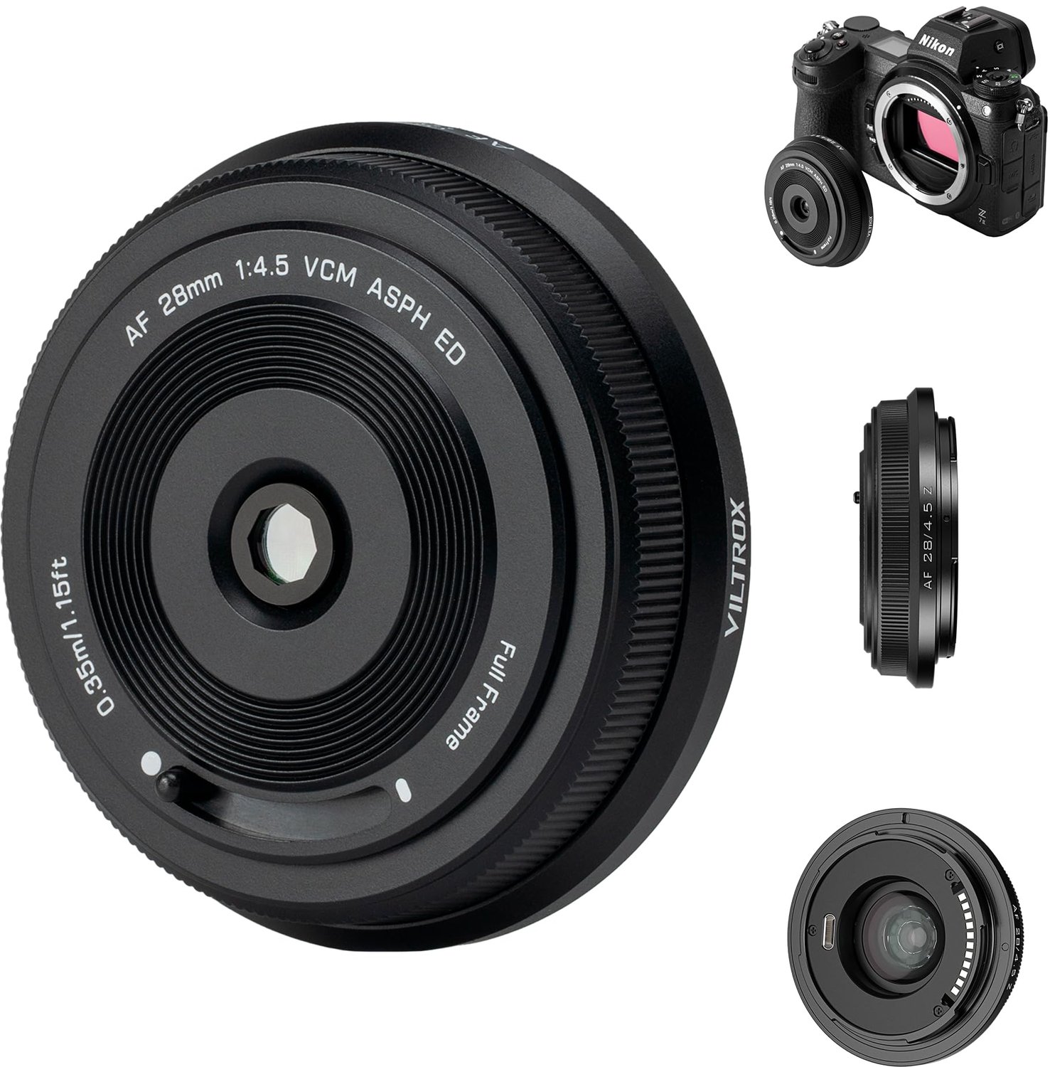 28mm F4.5 Pancake Lens voor Nikon Z Mount