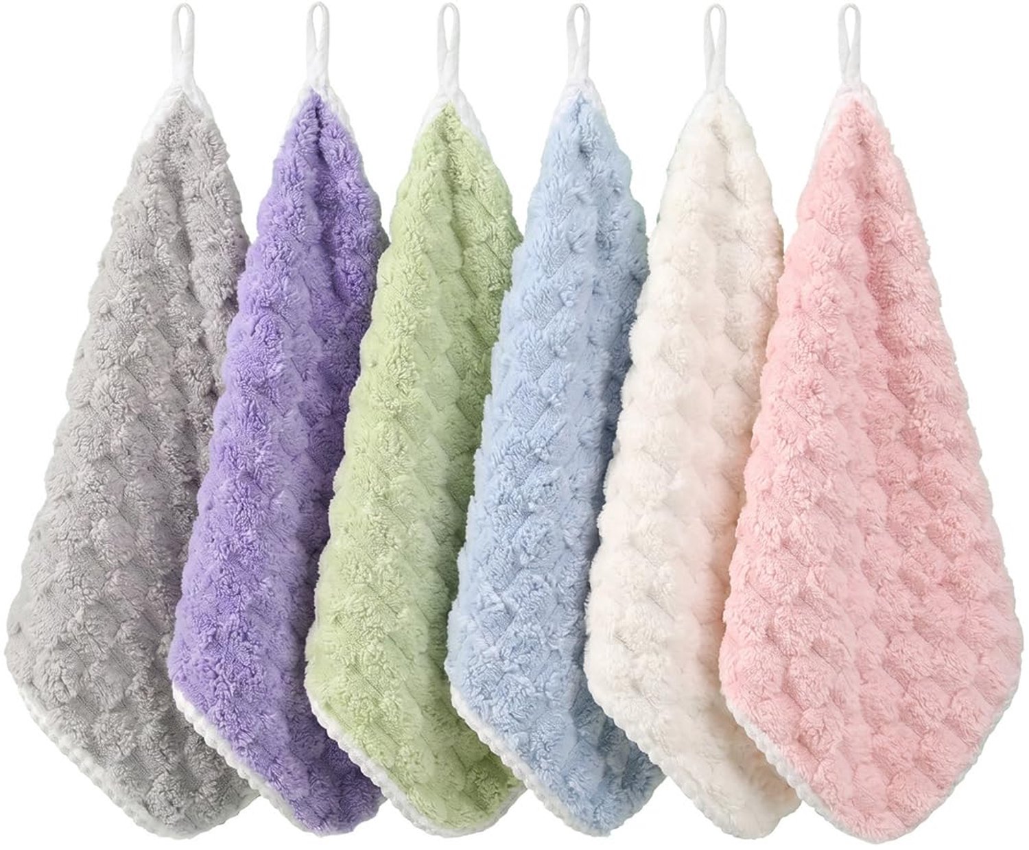 Set van 6 Microvezel Washandjes voor Gezicht en Lichaam