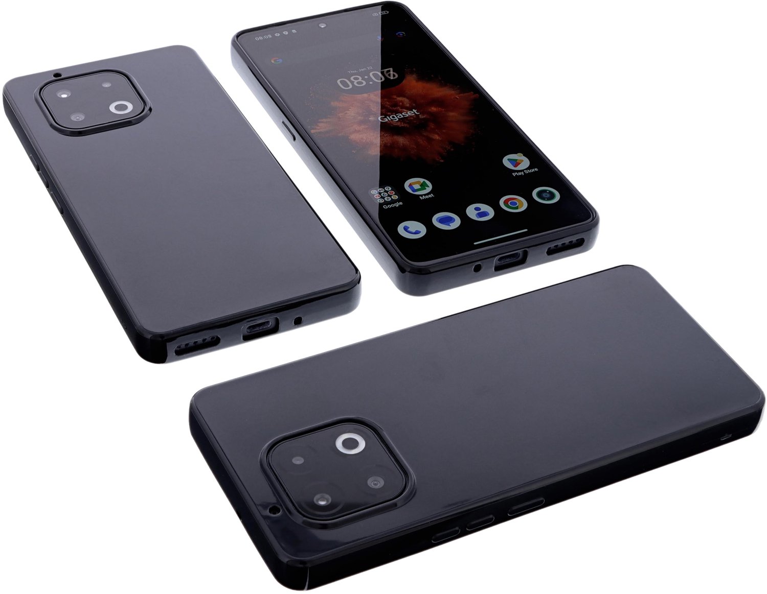 Beschermcase voor Gigaset GS6 - Zwart TPU
