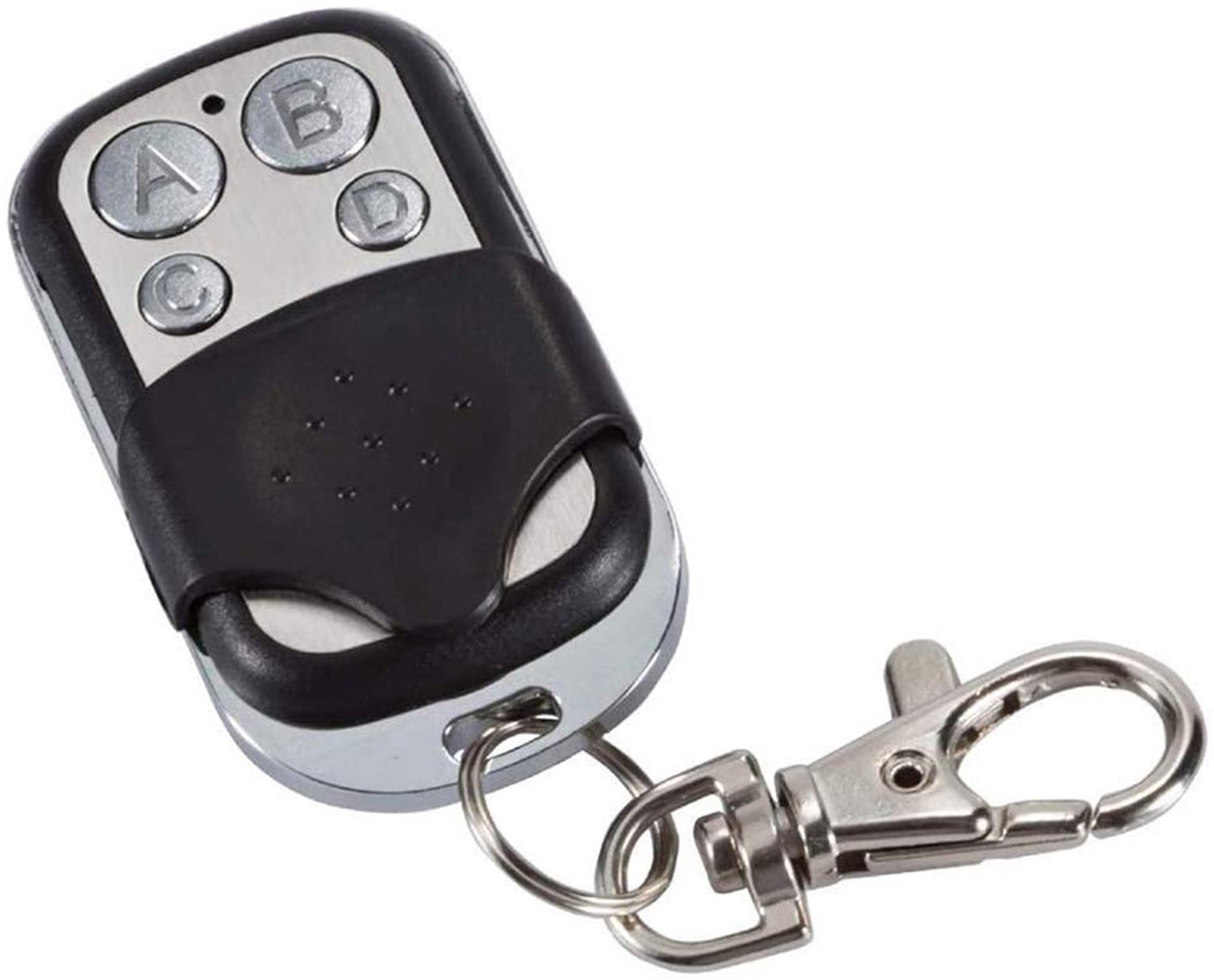 Garagedeuropener Universele Afstandsbediening - 433,92 MHz Frequentie - 4 Knoppen - Compatibel met Elektrische Deuren - ABS/Aluminium - Compacte Afmetingen 5,5*1,5*3 cm