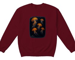 Jellyfish Sweater – Pacific Nettle Jellyfish – Onderwater Outfit – Unisex Sweater voor Dames & Heren – Origineel Cadeau