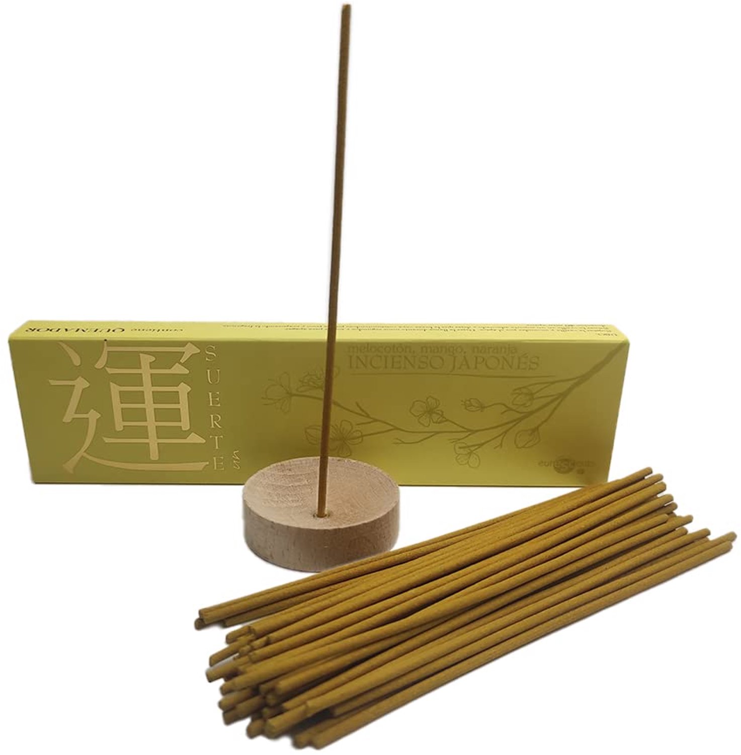 Japans Wierook Happiness - 50 Sticks + Houder, 100% Natuurlijk