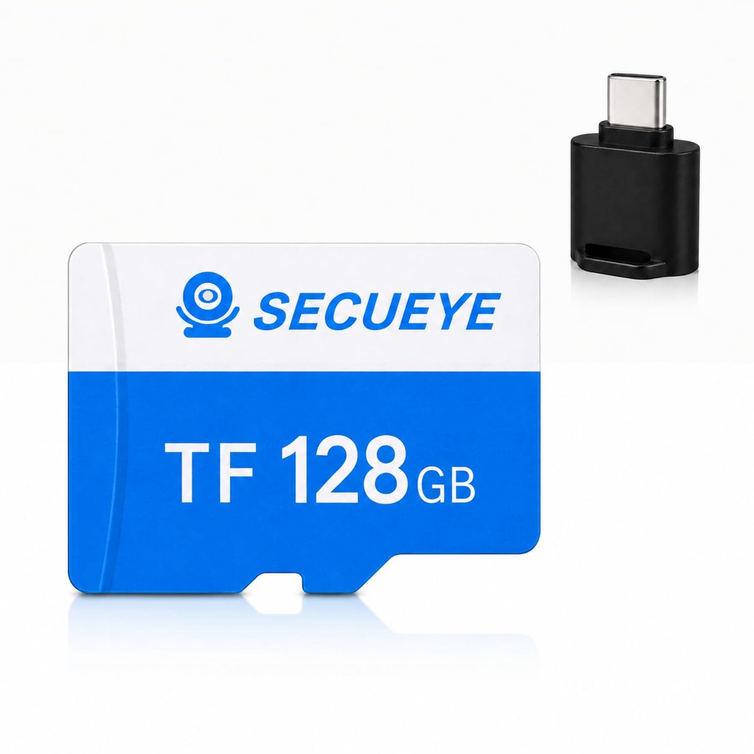 128GB TF Geheugenkaart met Type C Adapter