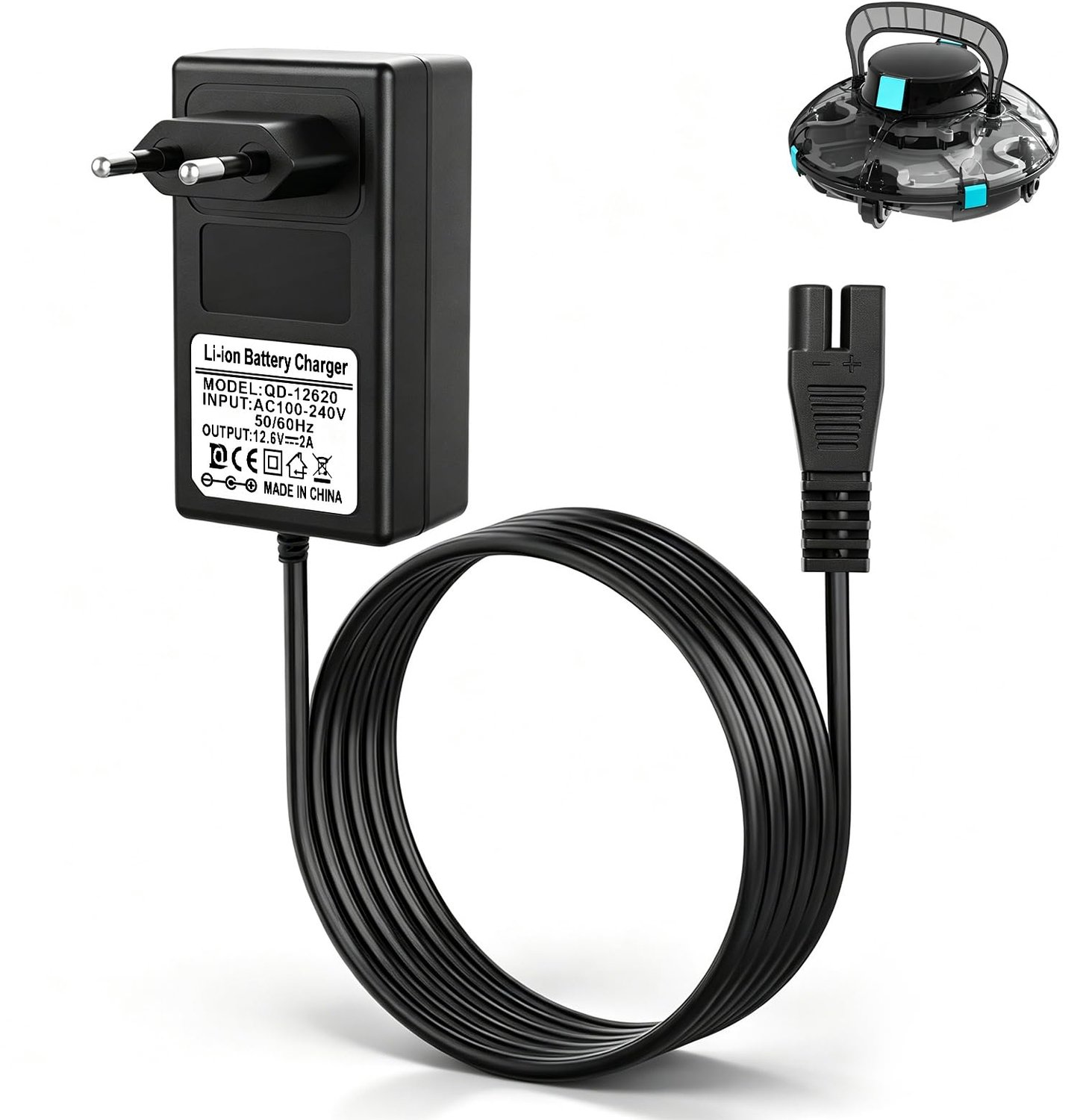 Oplader 12.6V voor Robot Zwembadreiniger