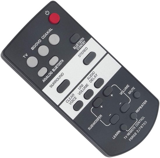 Vervangende Afstandsbediening voor Yamaha Soundbars — afbeelding 2